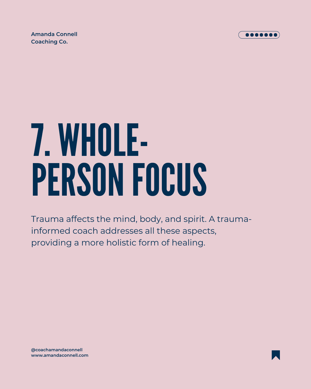 8 reasons why being trauma-informed is a big deal #7 whole-person focus